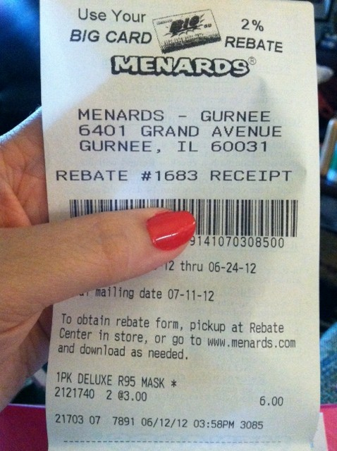 Filling In Menards Rebate Form Online