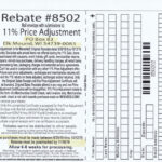 Menards 11 Rebate Adjustment Form 2022