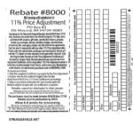 Menards Price Adjustment Rebate Form September 2022