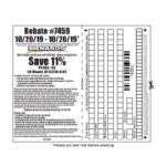 Menards Rebate Form 11 Percent